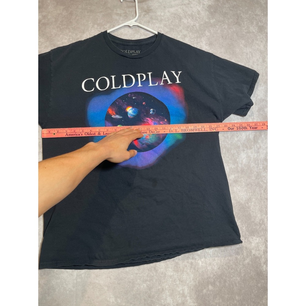 Coldplay Music of the Spheres Shirt Mens XL Black World Tour Band Tee 2022 - Picture 10 of 13